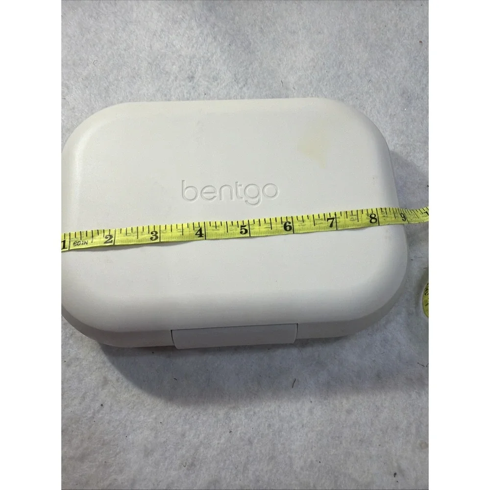 NewBentgo White Bento Box with 4 Compartments, Snap Lid, Plastic, Kids